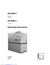 Kärcher HD 6000 C Operating Instructions Manual