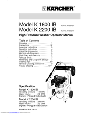 Kärcher 1.133-211 Operator's Manual