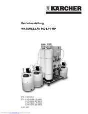 Kärcher WaterClean 600 MP Operating Instructions Manual