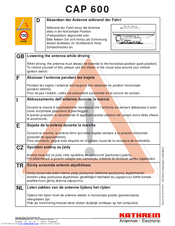 Kathrein MobiSet 2 Digital CAP 600 Important Information