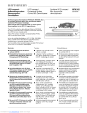 Kathrein UFX 312 Mounting Instructions