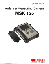 Kathrein MSK 125 Operating Manual