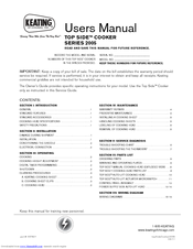 Keating Of Chicago SERIES 2005 User Manual