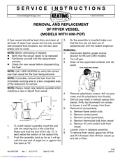 Keating Of Chicago 31289 Service Instructions
