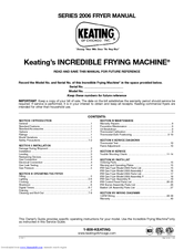 Keating Of Chicago 2006 User Manual