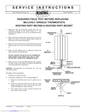 Keating Of Chicago 23897 Service Instructions