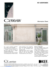 KEF Ci 500AW Information Sheet