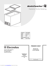 Kelvinator KCG130GW0 Factory Parts Catalog
