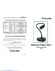 Ken-A-Vision Network Video Flex 7700 Instruction Manual