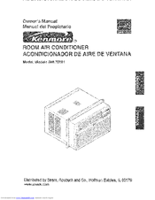 Kenmore 580.76081 Owner's Manual