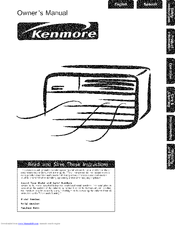 Kenmore Air Conditioner Owner's Manual