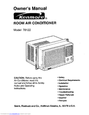 Kenmore 78122 Owner's Manual
