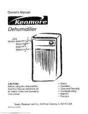 Kenmore 253.5055 Owner's Manual
