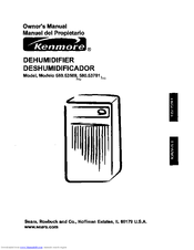 Kenmore 580.53701 Owner's Manual