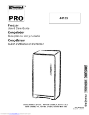 Kenmore PRO 44133 Use And Care Manual
