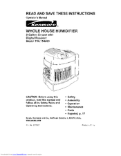 Kenmore 758.15408 Operator's Manual