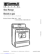 Kenmore 790.7942 Use & Care Manual