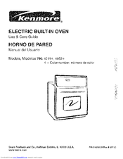 Kenmore 4019 Use And Care Manual