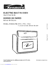 Kenmore 790.4717 Series Use And Care Manual