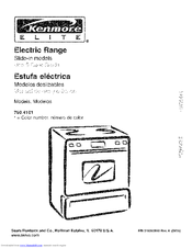 Kenmore 790.4101 Use & Care Manual