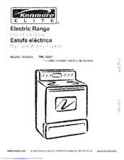 Kenmore ELITE 790.9662 Series Use & Care Manual