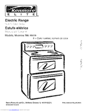 Kenmore 9802 - Elite 30 in. Electric Range Use & Care Manual