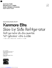 Kenmore Elite 106.5118 Series Use And Care Manual