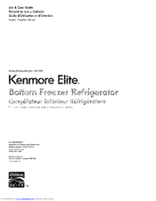 Kenmore 795.7205 Use And Care Manual