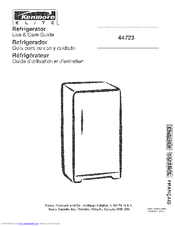 Kenmore 4472 - Elite 16.7 cu. Ft. Freezerless Refrigerator Use And Care Manual