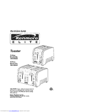 Kenmore 100.90003 Use And Care Manual