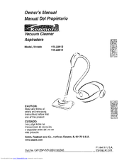 Kenmore 116.22813 Owner's Manual