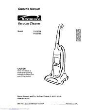 Kenmore 116.32735 Owner's Manual