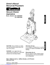Kenmore 721.358205 Owner's Manual