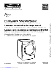 Kenmore HE 3T 110.4596 Series Owner's Manual And Installation Instructions