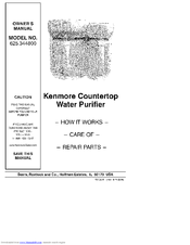 Kenmore 625.3448 Owner's Manual