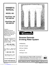 Kenmore ULTRAFILTER 150 625.385700 Owner's Manual