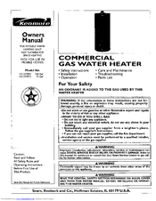Kenmore 153.337002 Owner's Manual