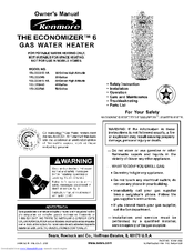 Kenmore ECONOMIZER 6 153.333345 Owner's Manual