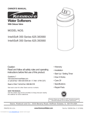 Kenmore 350 Series Owner's Manual