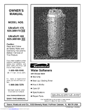 Kenmore ULTRASOFT 625.38818 Owner's Manual