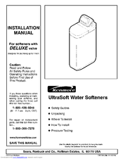 Kenmore Water System Installation Manual