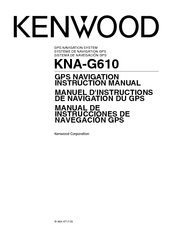 Kenwood KNA-G610 Instruction Manual