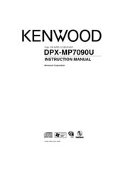 Kenwood DPX-MP7090U Instruction Manual