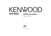 Kenwood KDC-8023 Instruction Manual