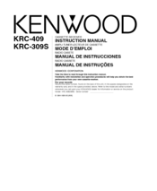 Kenwood KRC-309S Instruction Manual