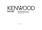 Kenwood KRC-865 Instruction Manual