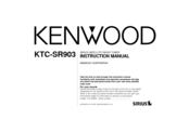 Kenwood KTC-SR903 Instruction Manual