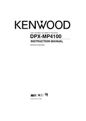Kenwood DPX-MP4100 Instruction Manual