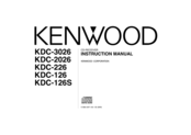 Kenwood KDC-126S Instruction Manual