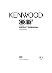Kenwood KDC-5027 Instruction Manual
